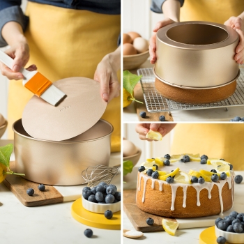 Chiffon Cake Pan Rose Gold